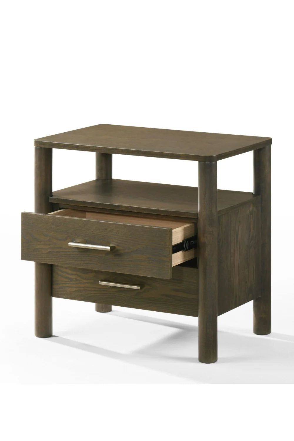 Luxury Modern Carolina Wenge Nightstand European Style for Villa