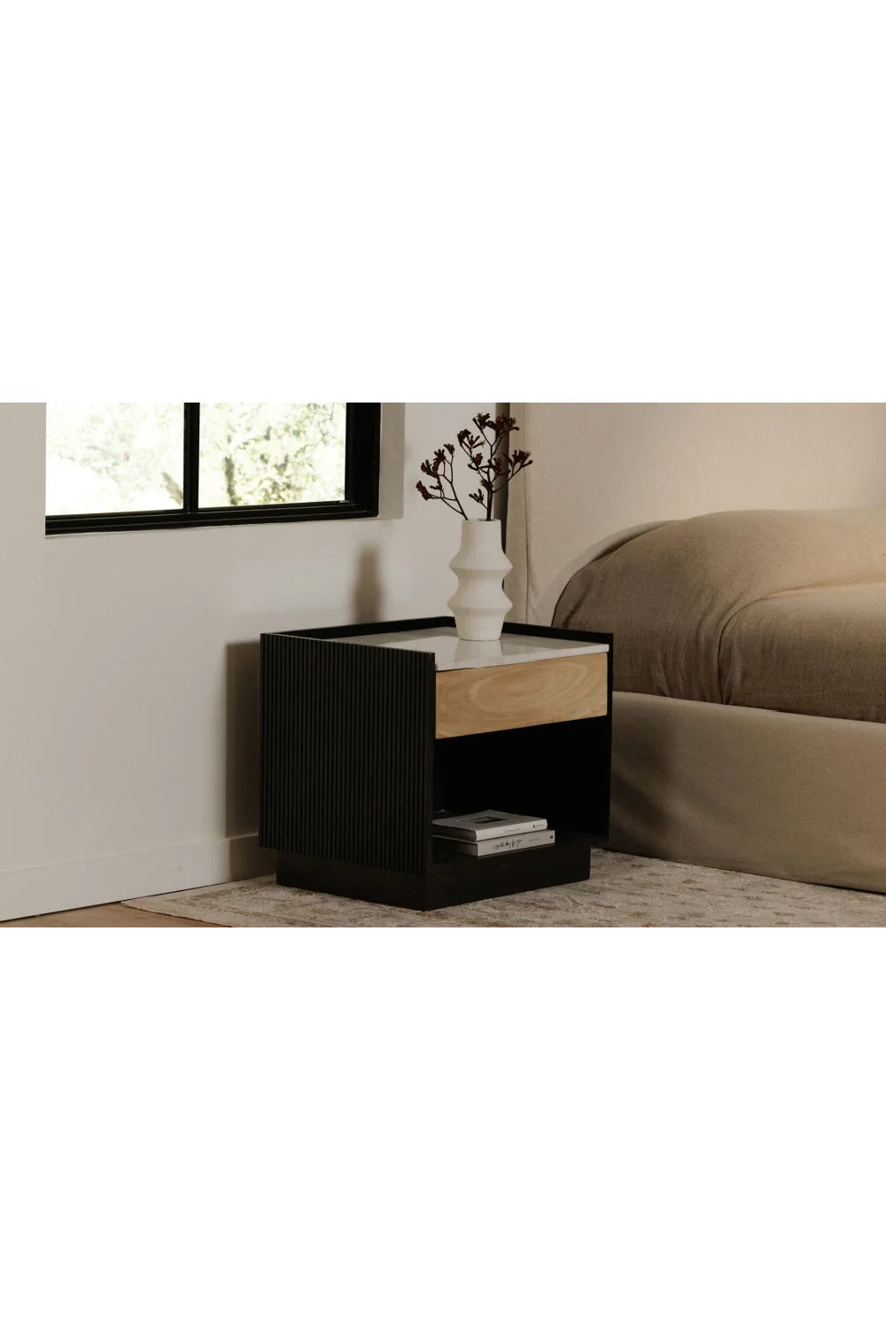 Luxury Modern Carter Nightstand European Style for Villa