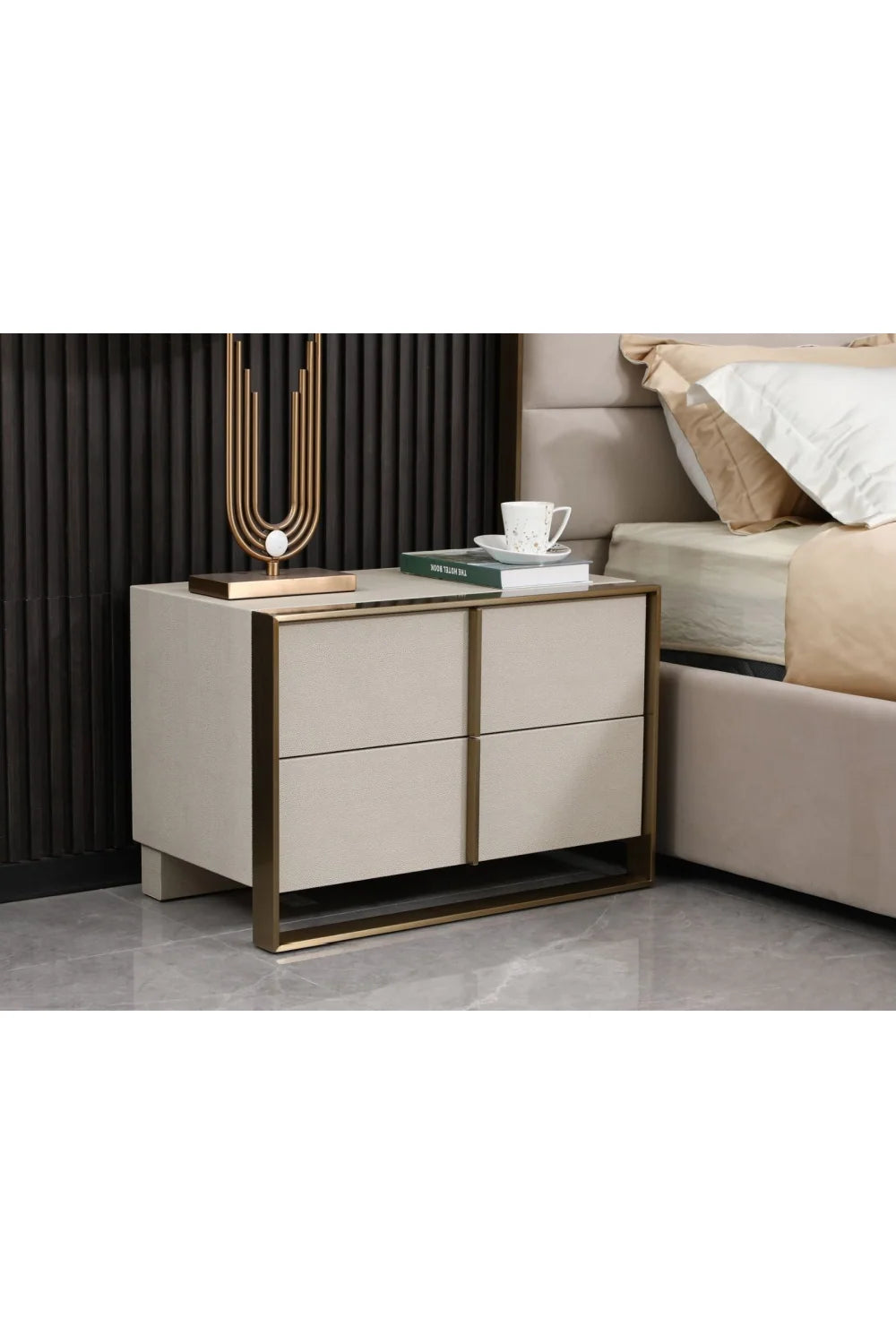 Luxury Modern Cartier Nightstand European Style for Villa