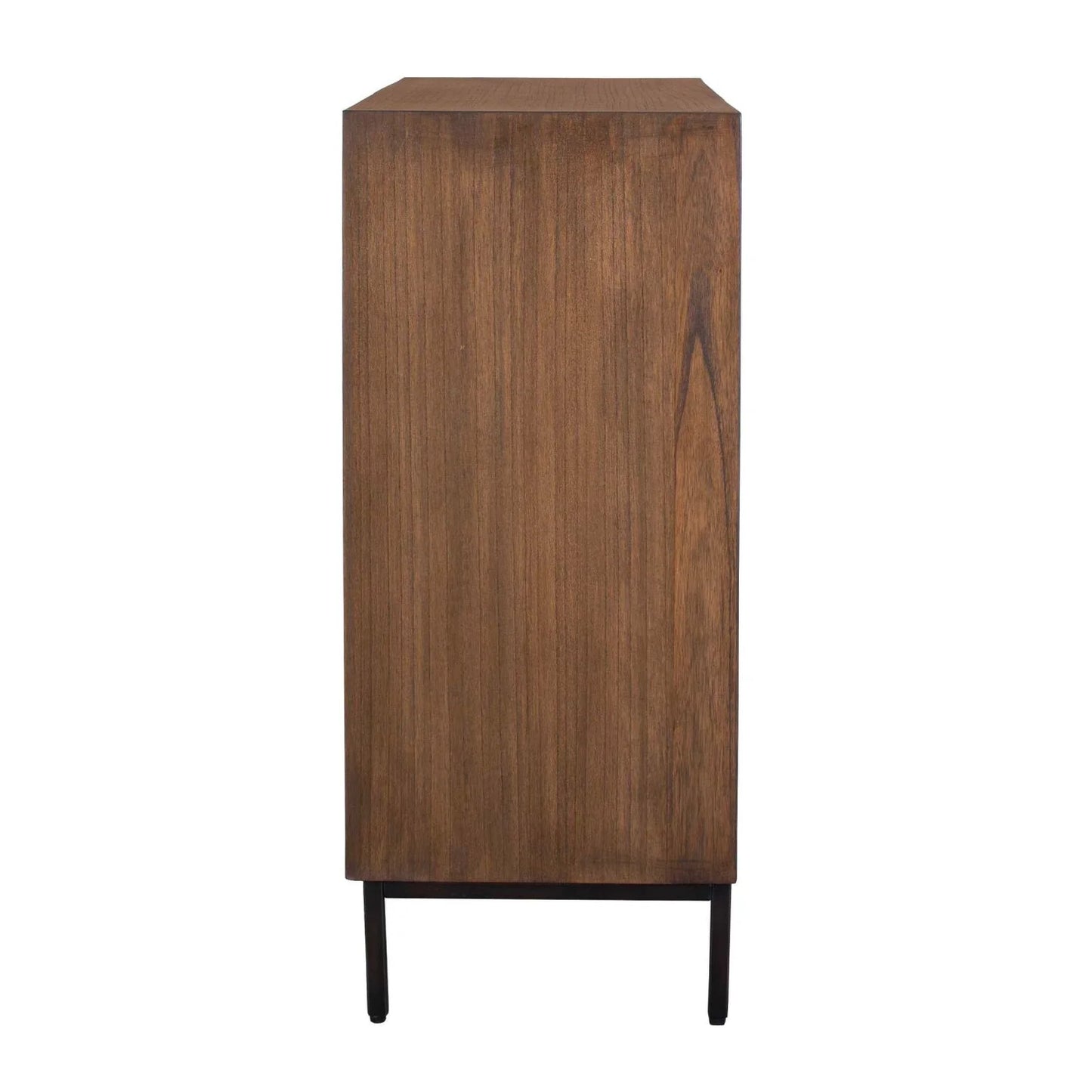 Luxury Modern Carved Mindi Wood 2-Door Cabinet European Style for Villa