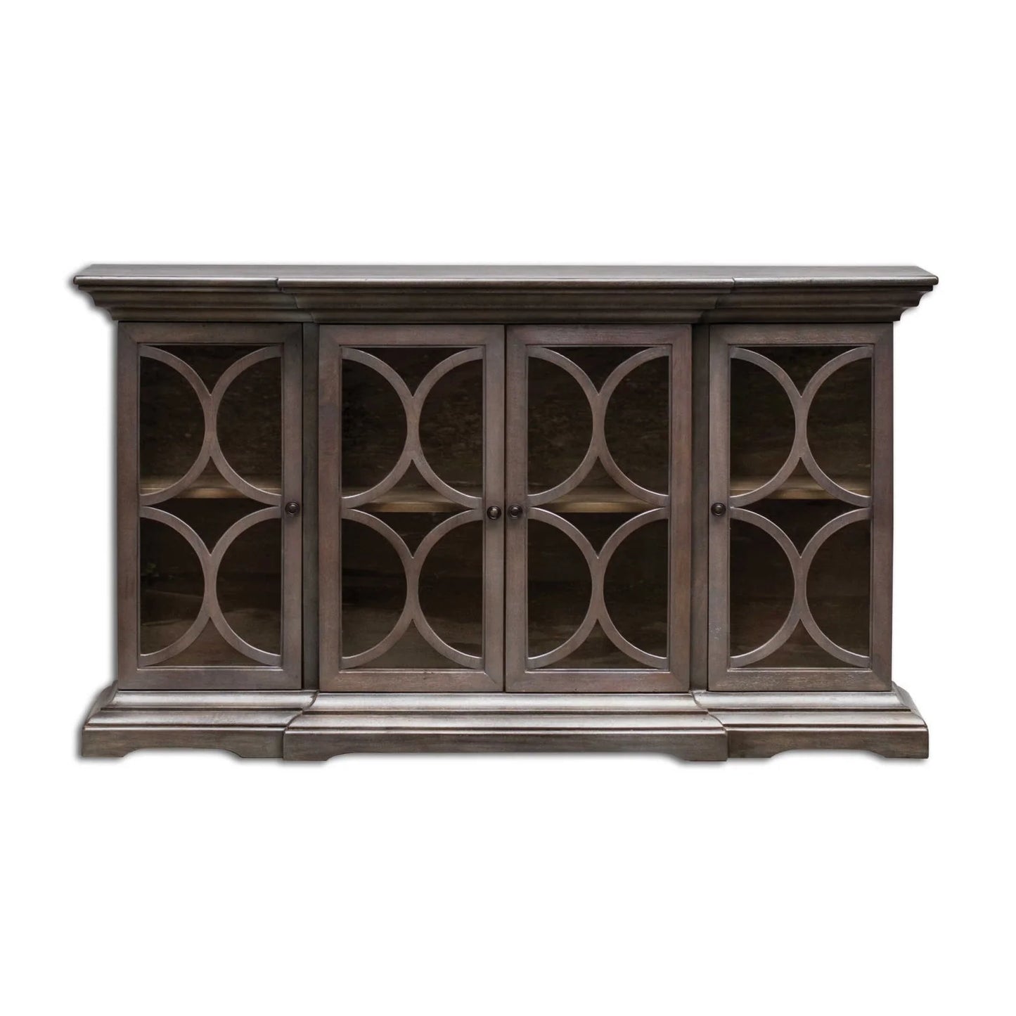 Luxury Modern Carved Wooden Cabinet European Style for Villa
