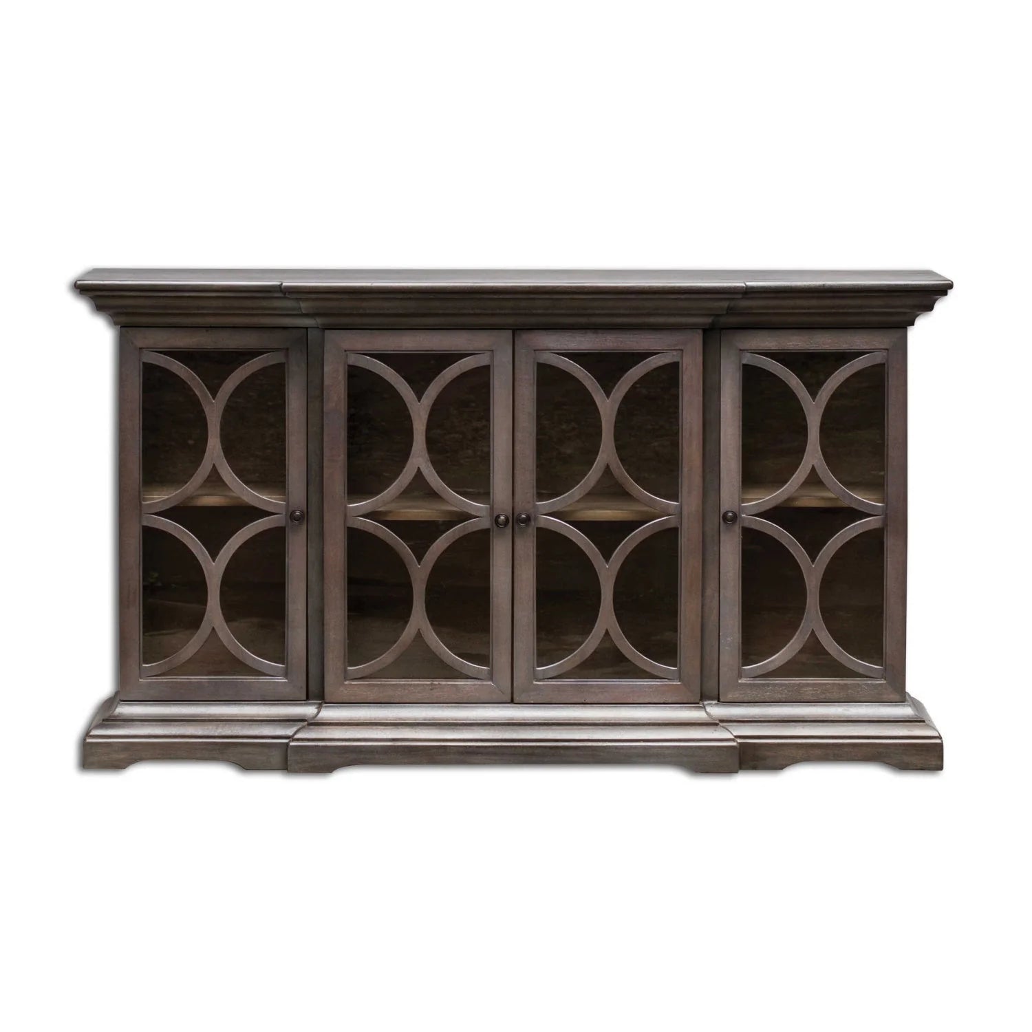 Luxury Modern Carved Wooden Cabinet European Style for Villa
