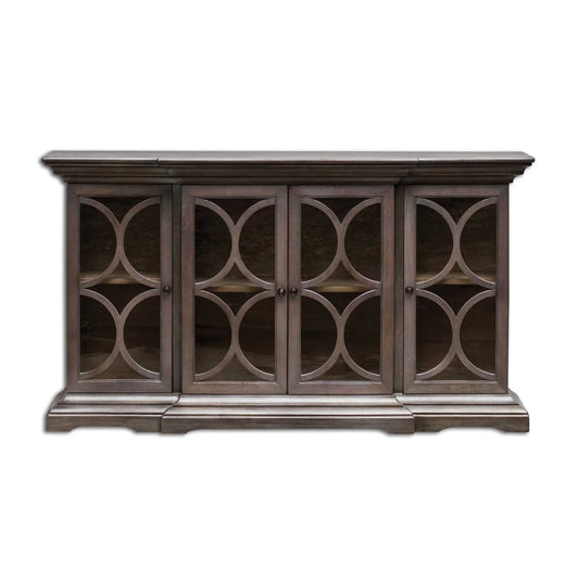 Luxury Modern Carved Wooden Cabinet European Style for Villa