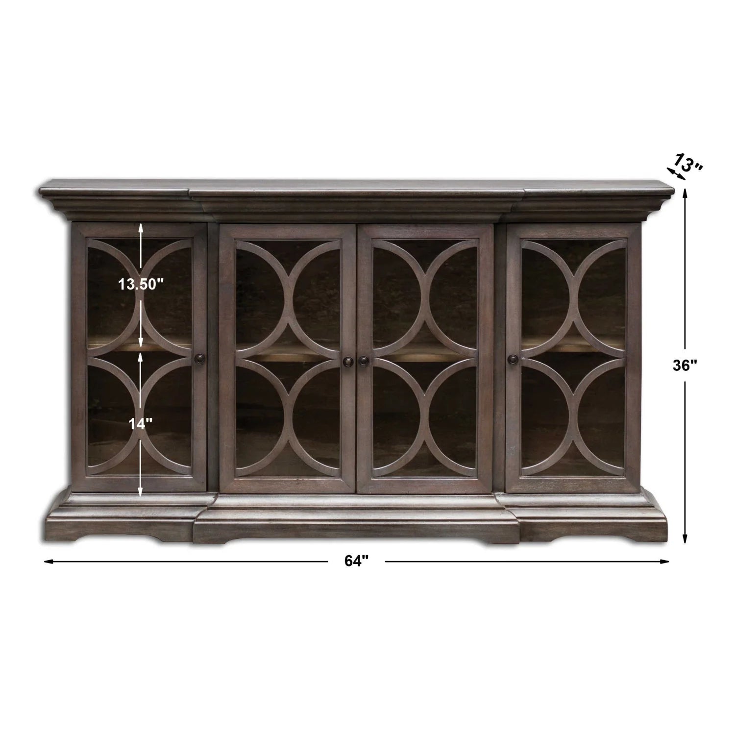 Luxury Modern Carved Wooden Cabinet European Style for Villa