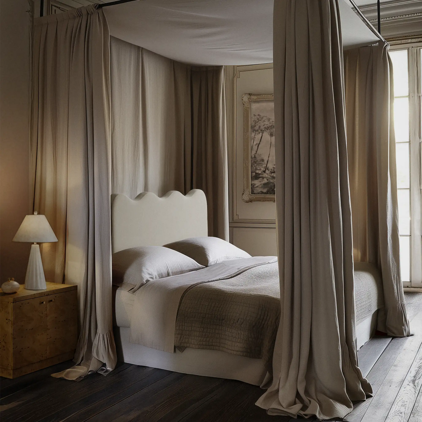 Luxury Modern Celine Bed European Style for Villa