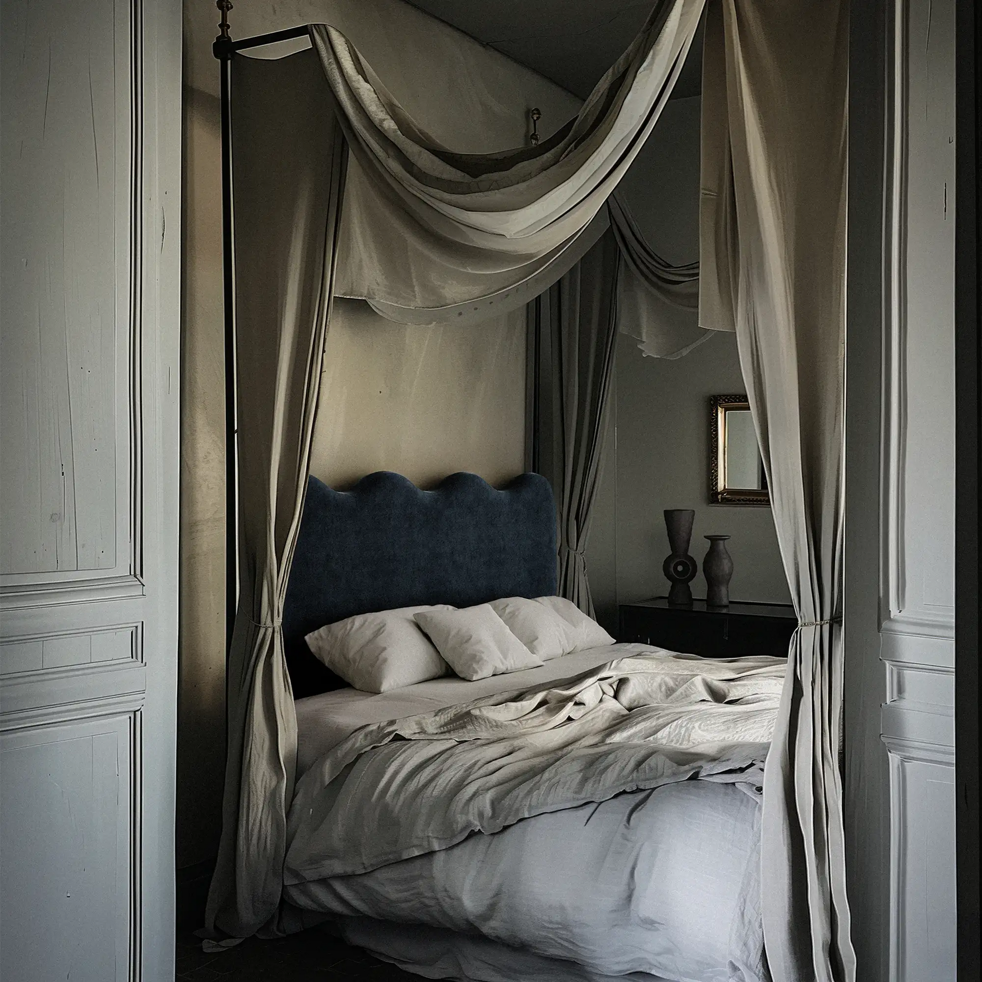 Luxury Modern Celine Bed European Style for Villa
