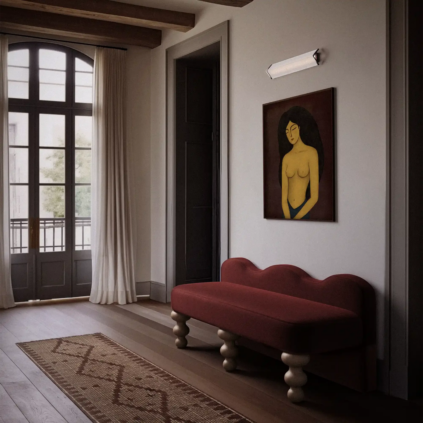 Luxury Modern Celine Bench European Style for Villa