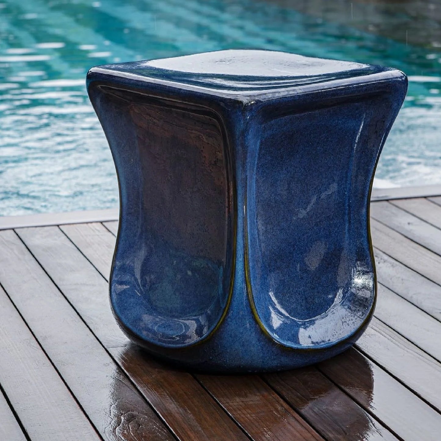Luxury Modern Ceramic Garden Stool European Style for Villa