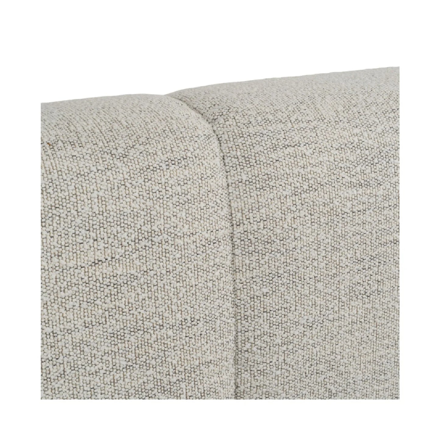 Luxury Modern Channel Tufted Cream Bed European Style for Villa