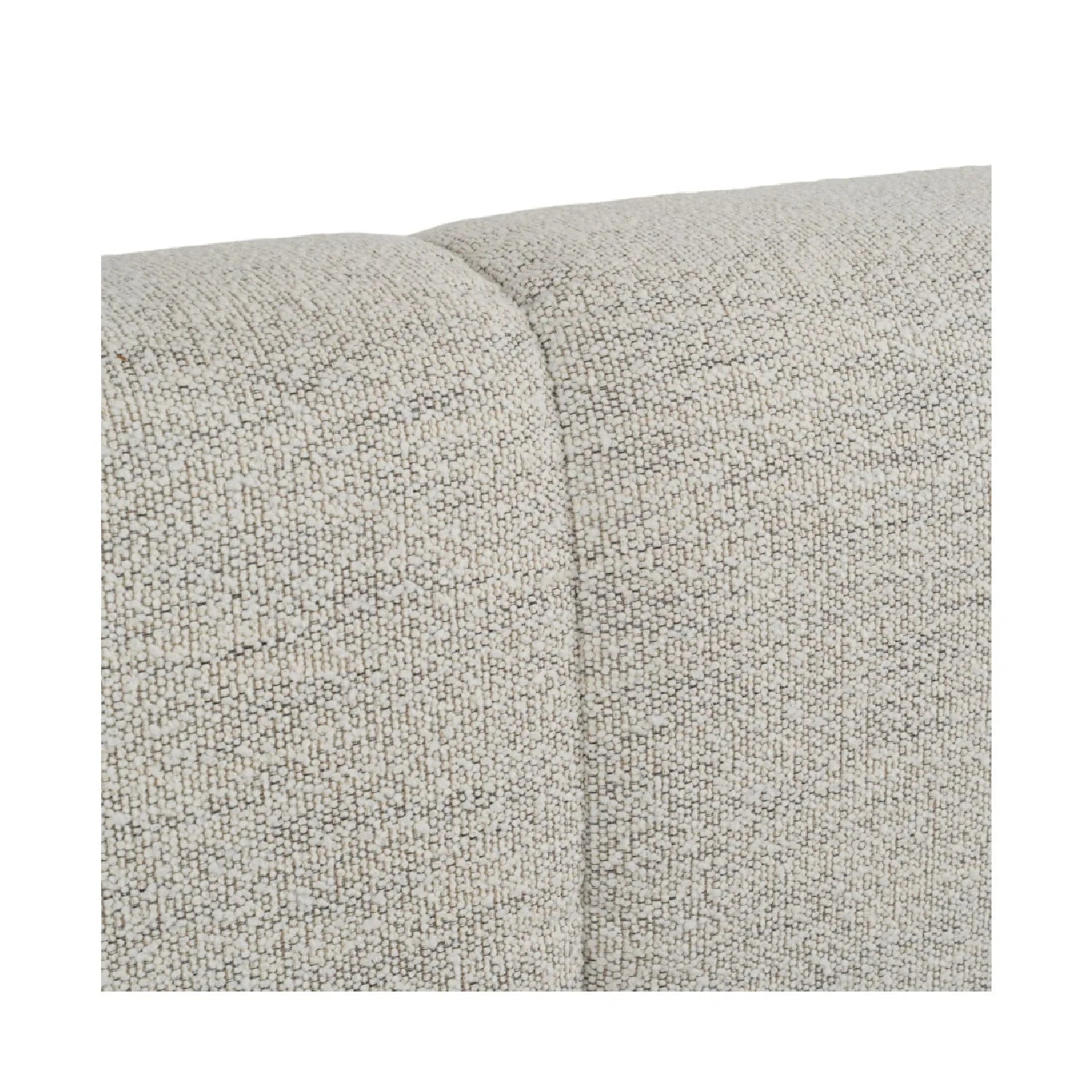 Luxury Modern Channel Tufted Cream Bed European Style for Villa