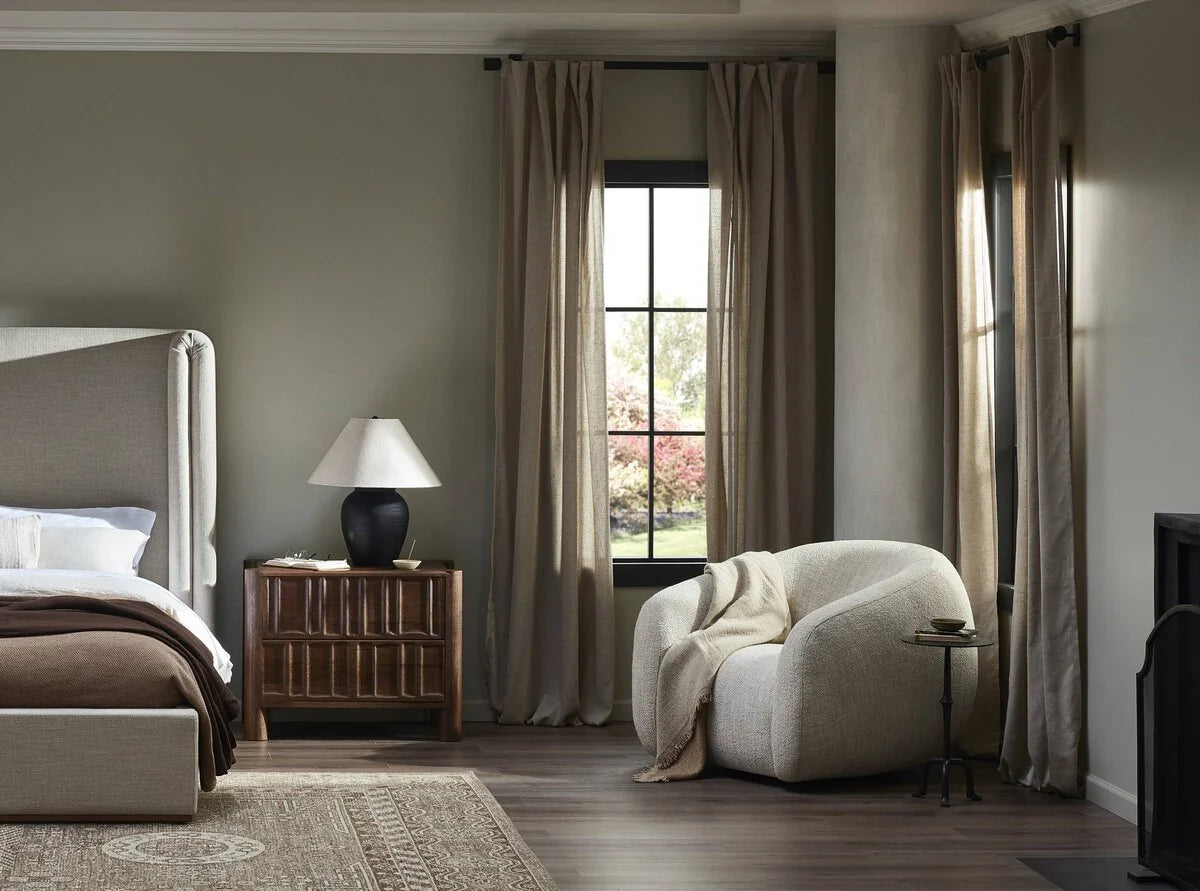 Luxury Modern Channing Swivel Chair European Style for Villa