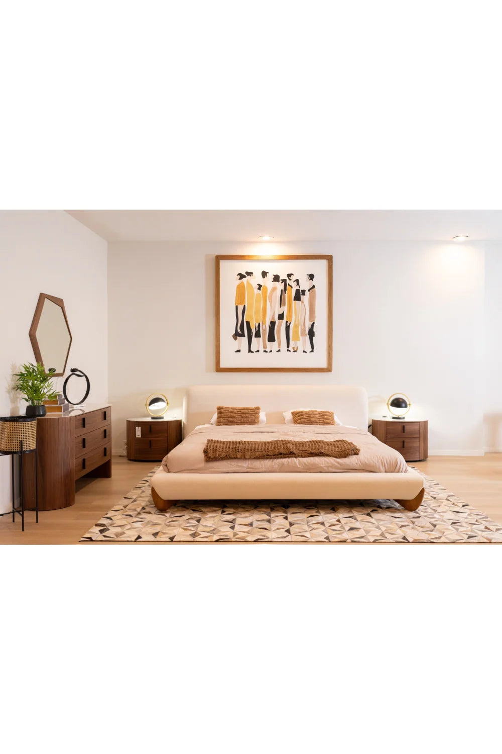 Luxury Modern Chelton Nightstand European Style for Villa