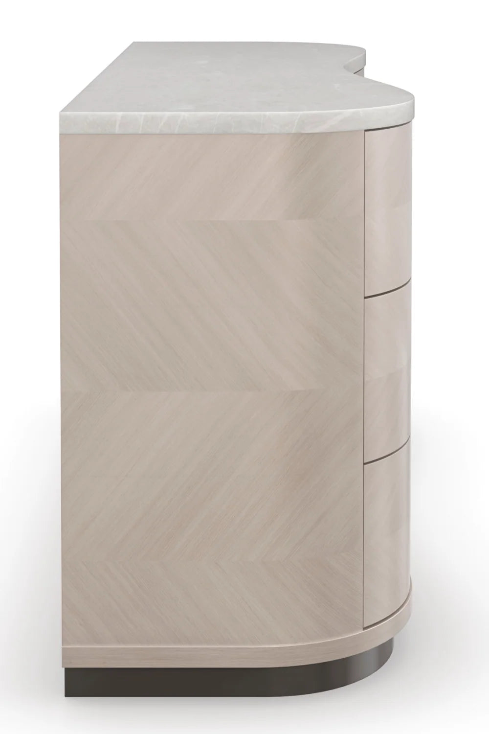 Luxury Modern Chevron 6-Drawer Dresser European Style for Villa