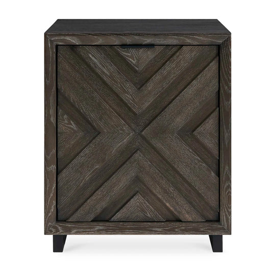 Luxury Modern Chevron Oak Cabinet European Style for Villa