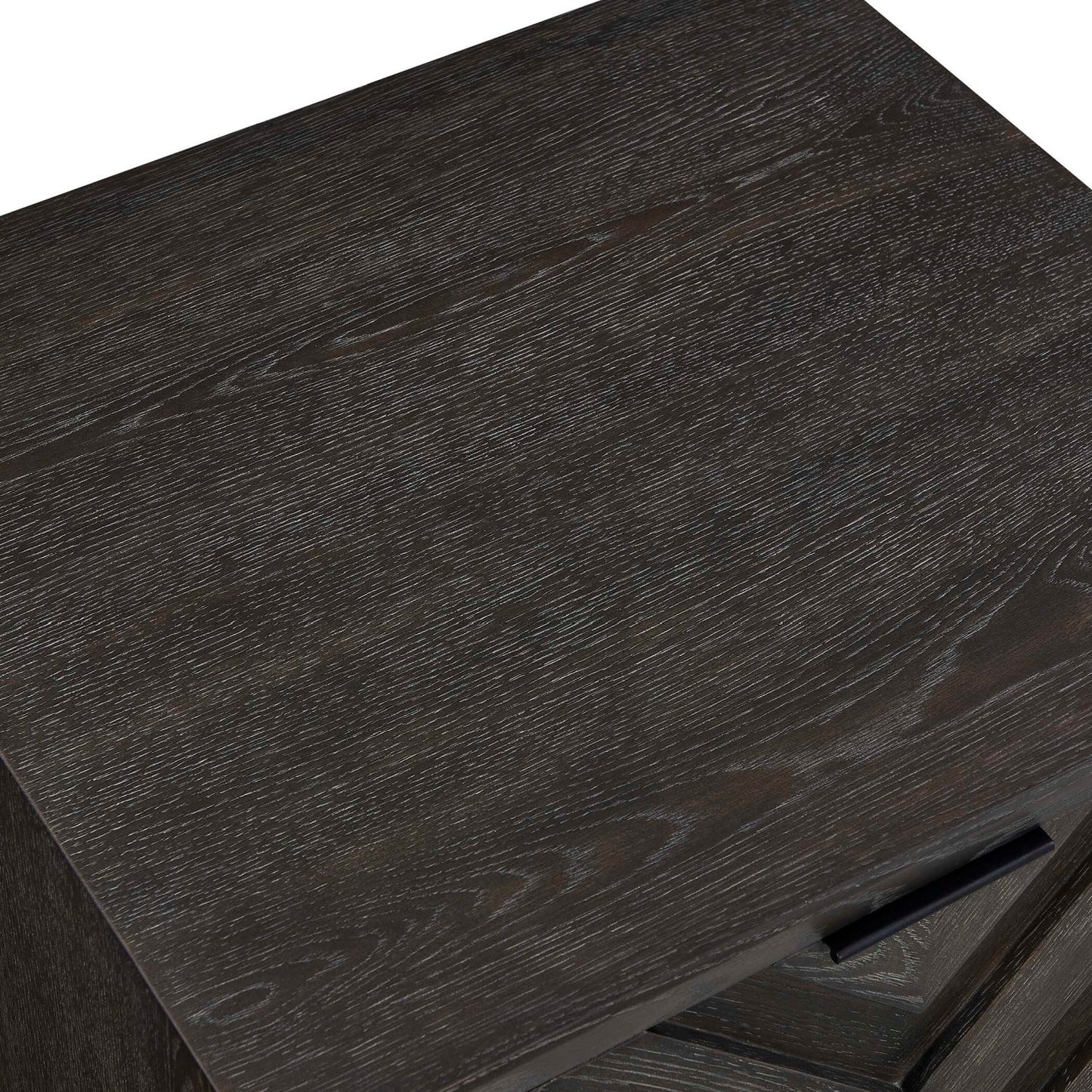 Luxury Modern Chevron Oak Cabinet European Style for Villa