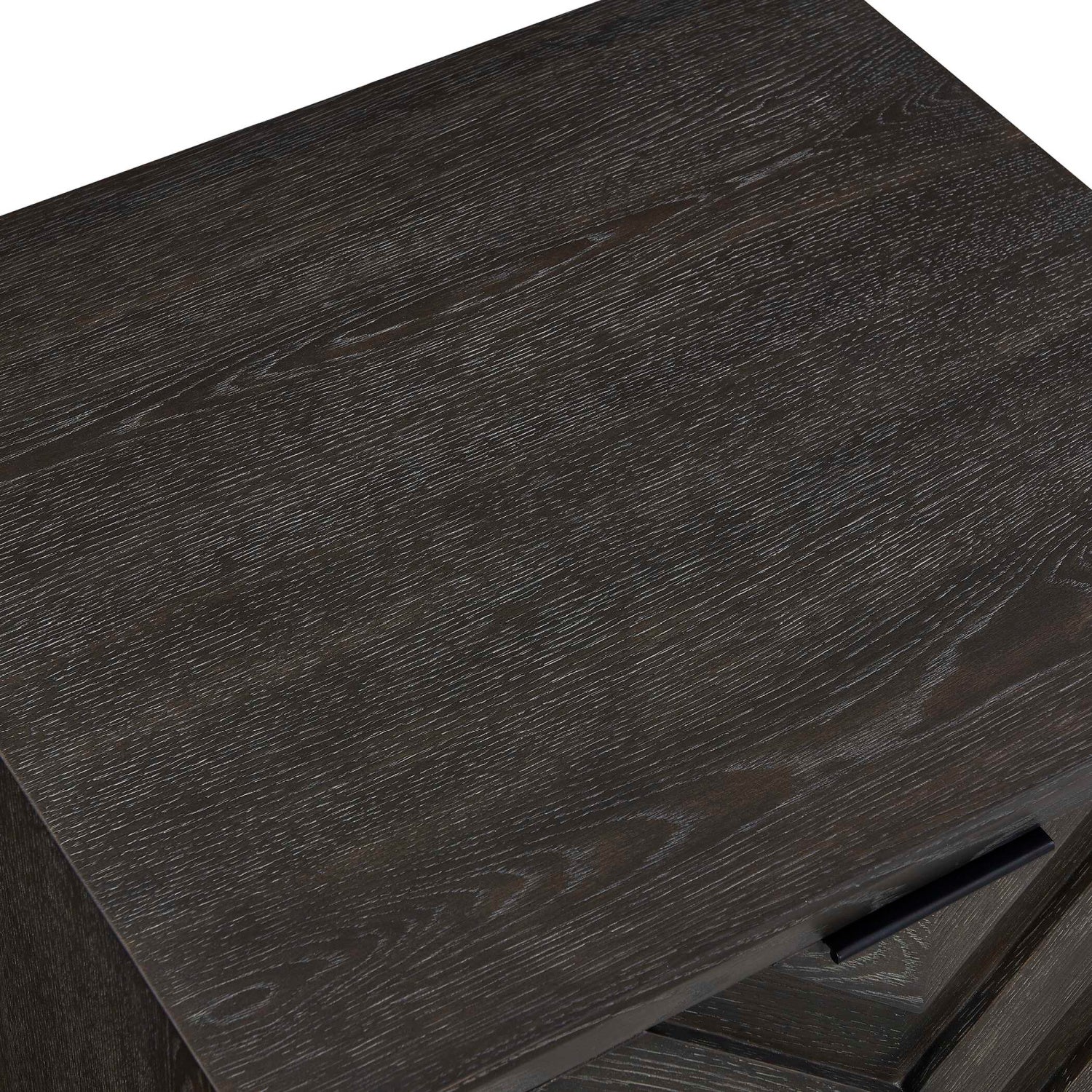 Luxury Modern Chevron Oak Cabinet European Style for Villa