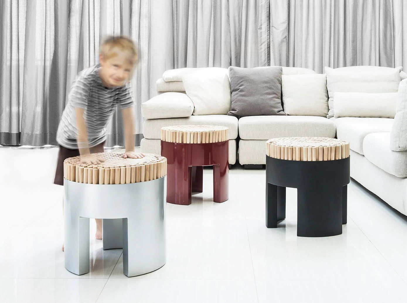 Luxury Modern Chiquita Stool European Style for Villa