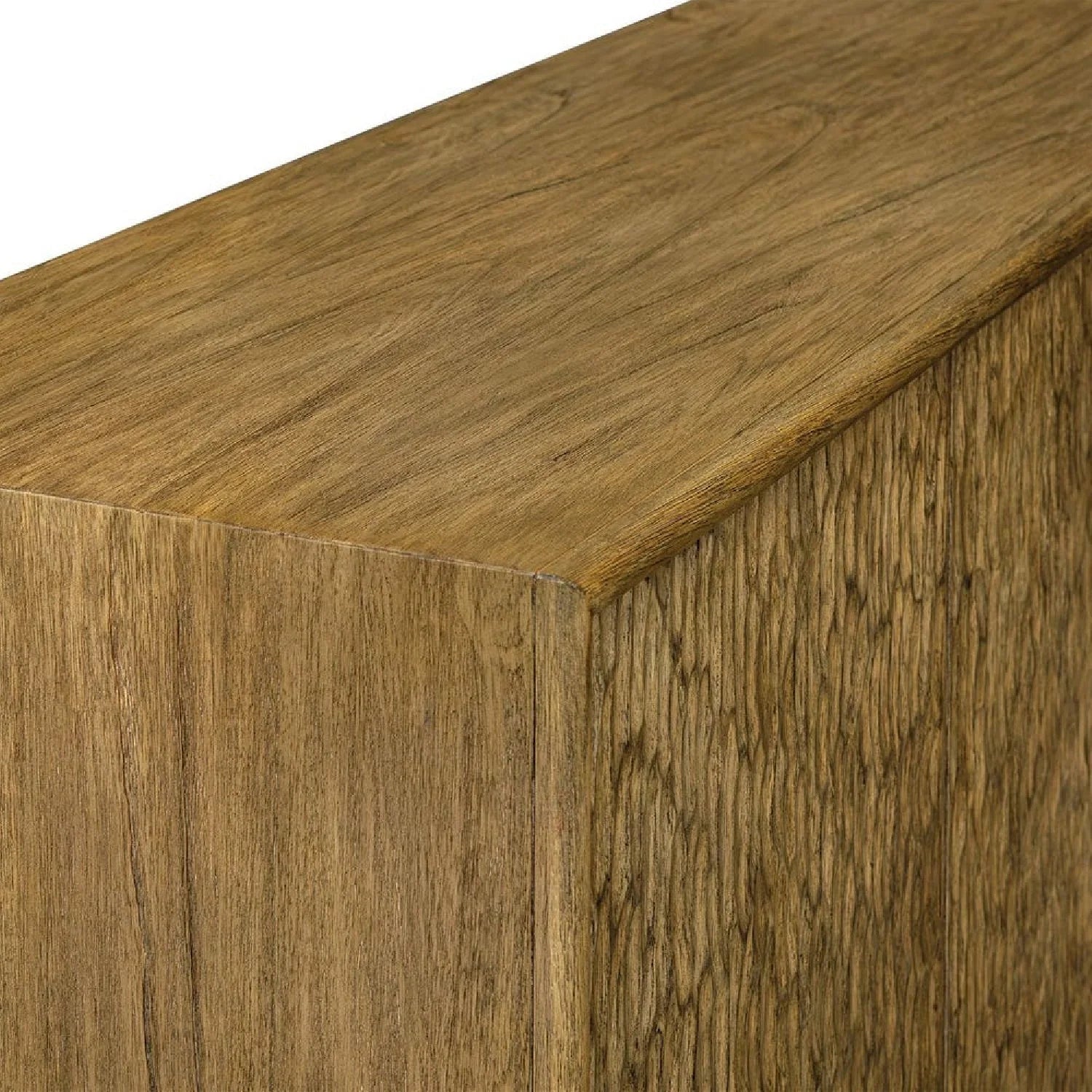 Luxury Modern Chiseled Mindi Wood 4-Door Cabinet European Style for Villa