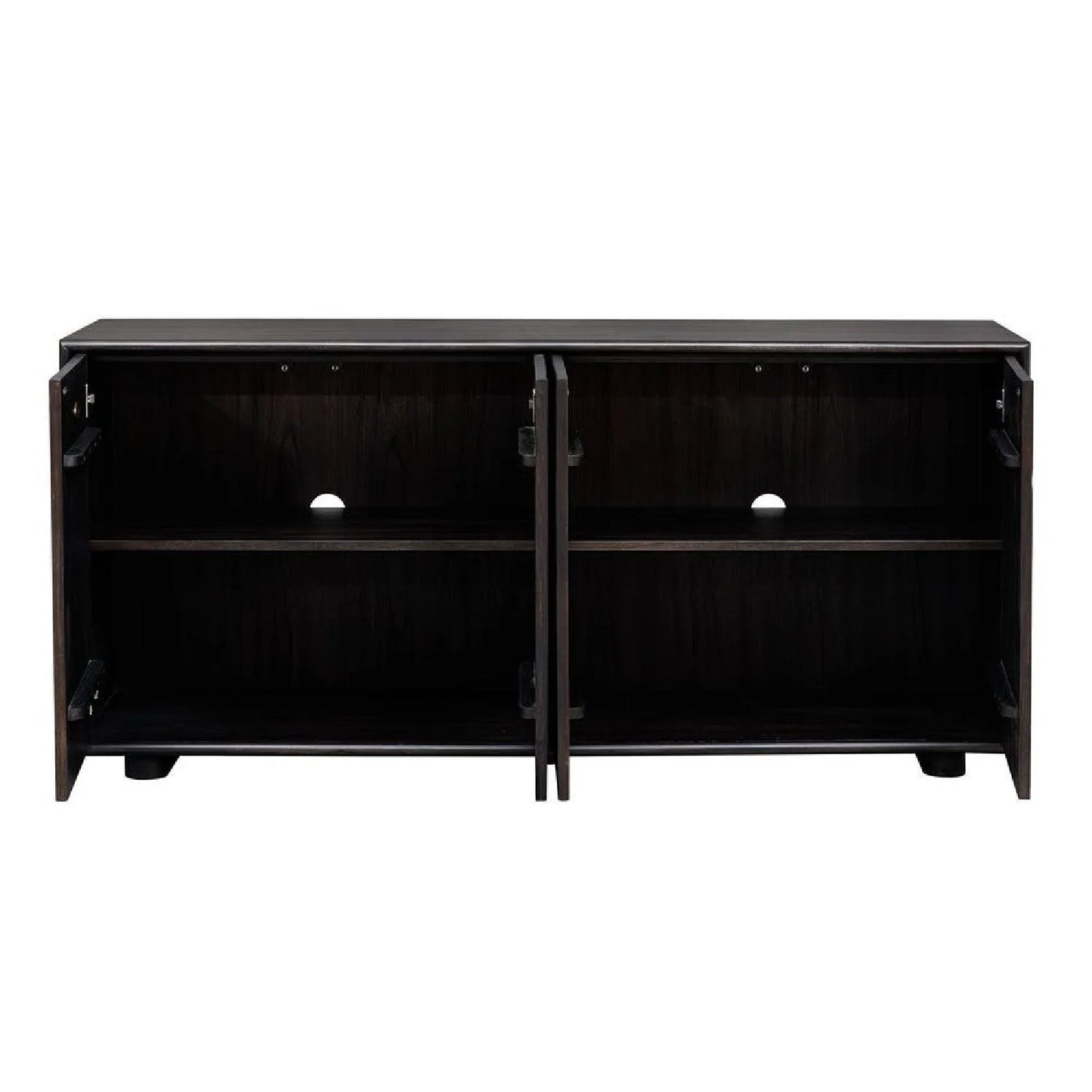 Luxury Modern Chiseled Wood 4-Door Cabinet European Style for Villa