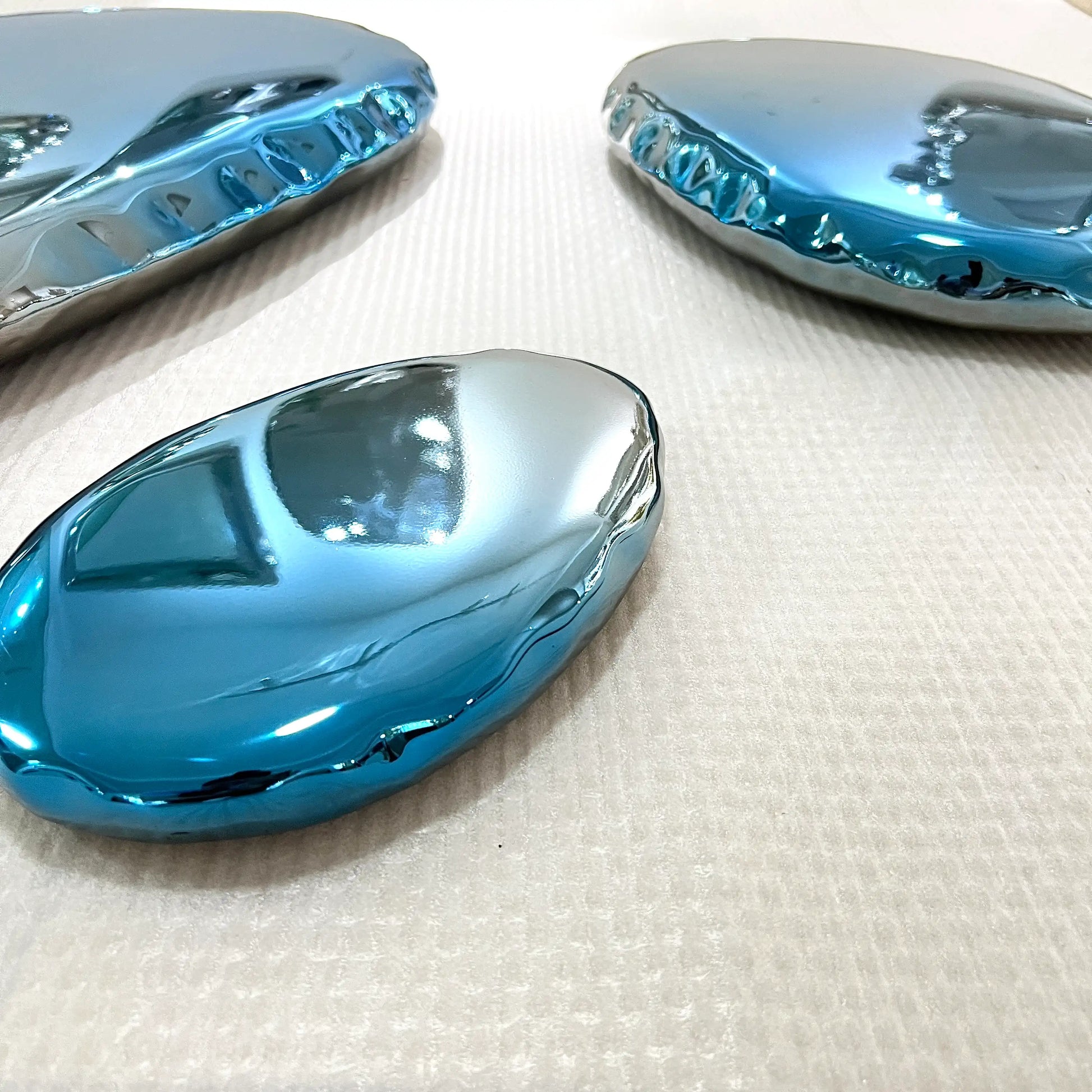 Luxury Modern Chrome Bubbles Mirror European Style for Villa