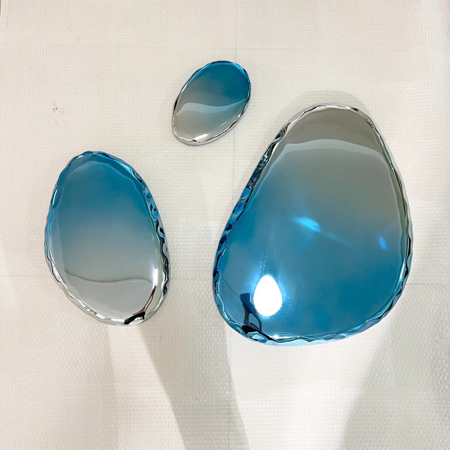 Luxury Modern Chrome Bubbles Mirror European Style for Villa