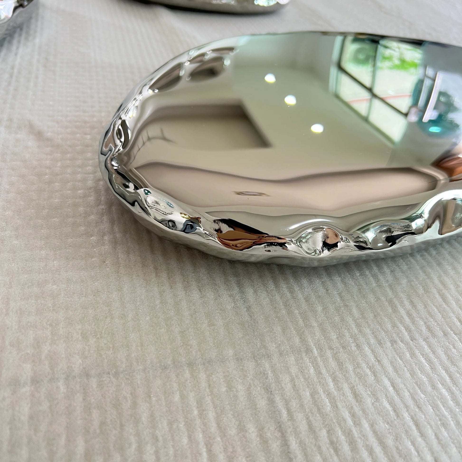 Luxury Modern Chrome Bubbles Mirror European Style for Villa