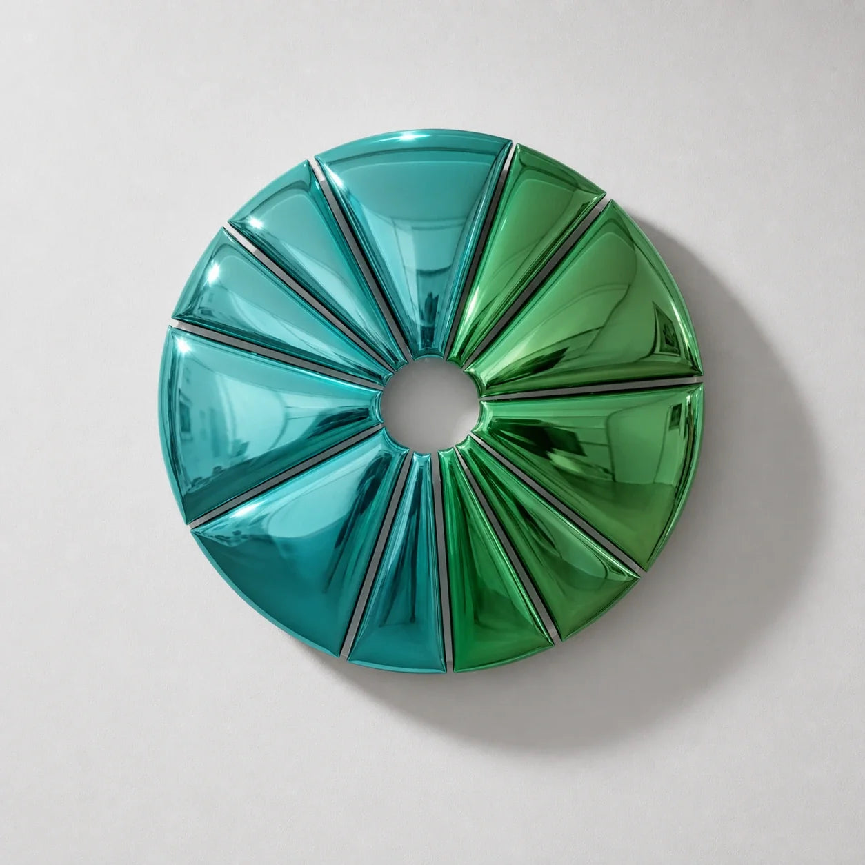 Luxury Modern Chrome Continuum Mirror European Style for Villa