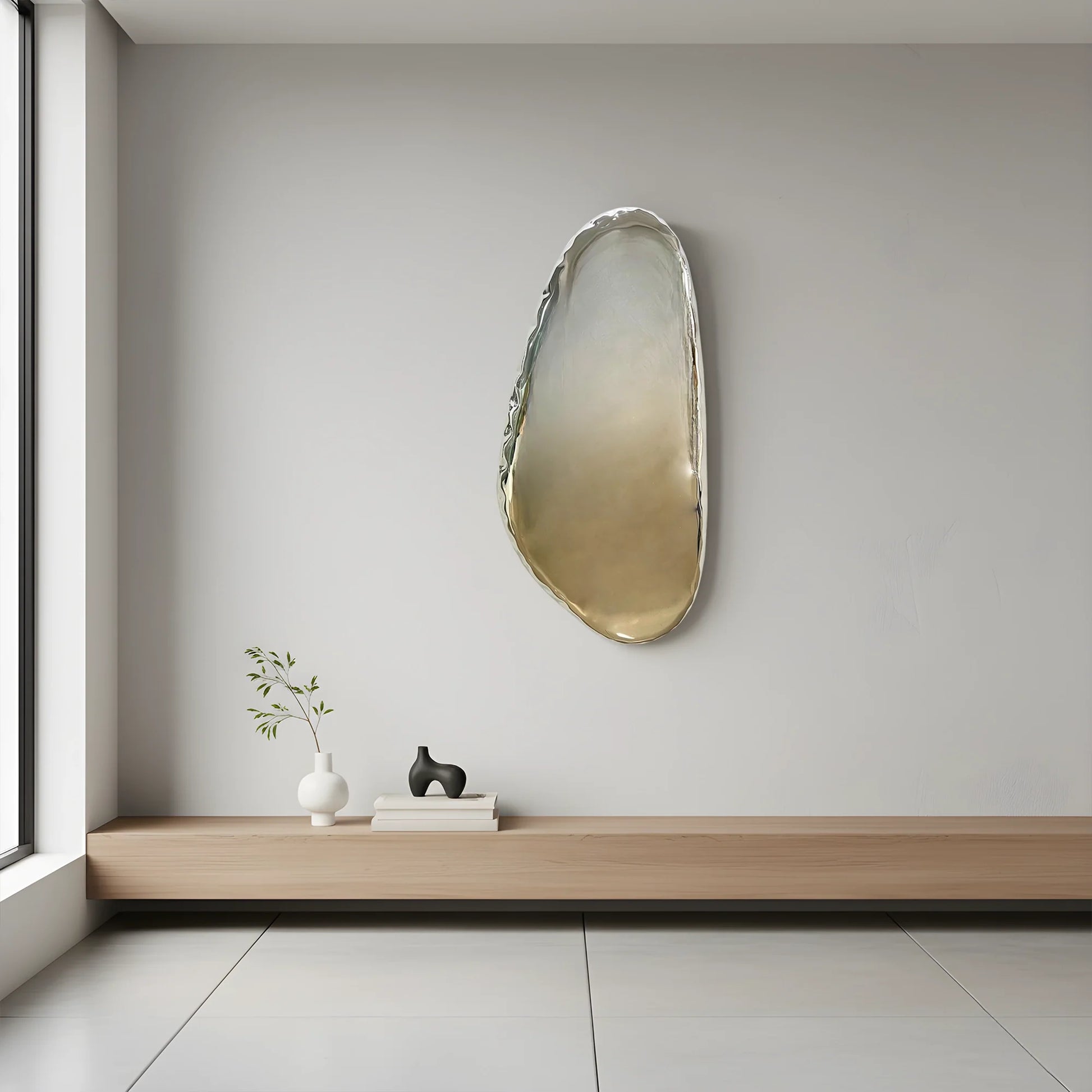 Luxury Modern Chrome Echo Mirror European Style for Villa