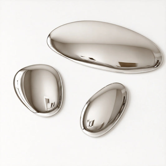 Luxury Modern Chrome Horizons Mirror European Style for Villa
