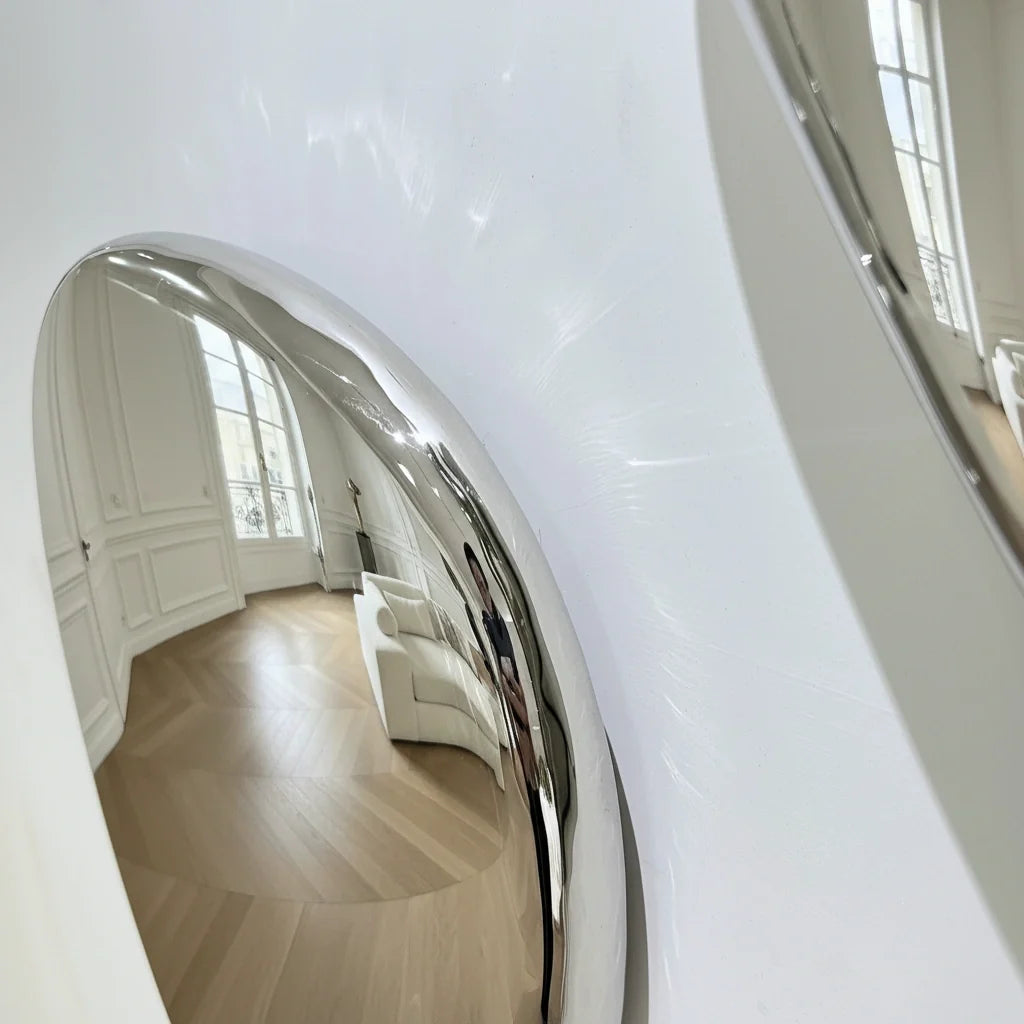 Luxury Modern Chrome Horizons Mirror European Style for Villa