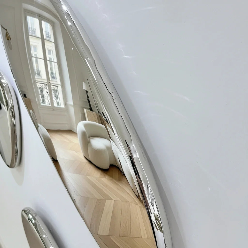 Luxury Modern Chrome Horizons Mirror European Style for Villa