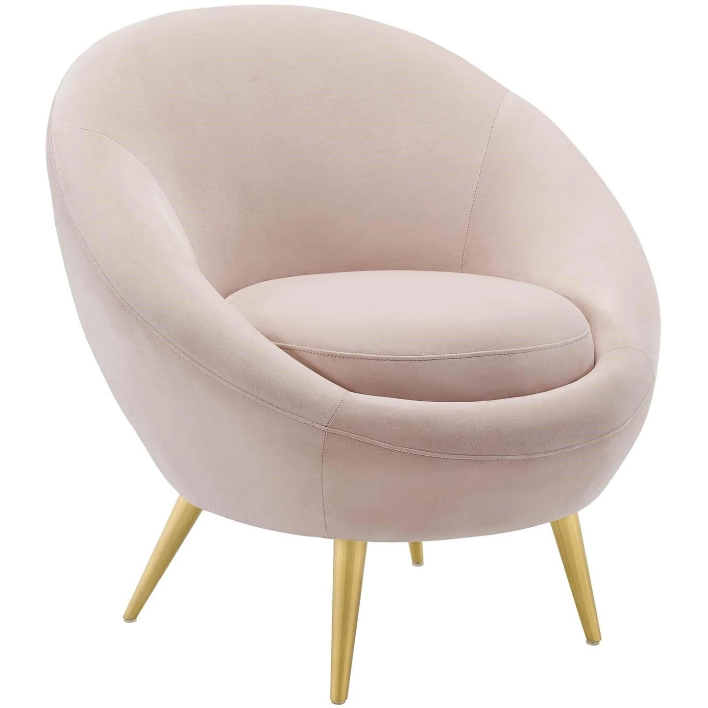 Luxury Modern Circa Velvet Accent Chair European Style for Villa