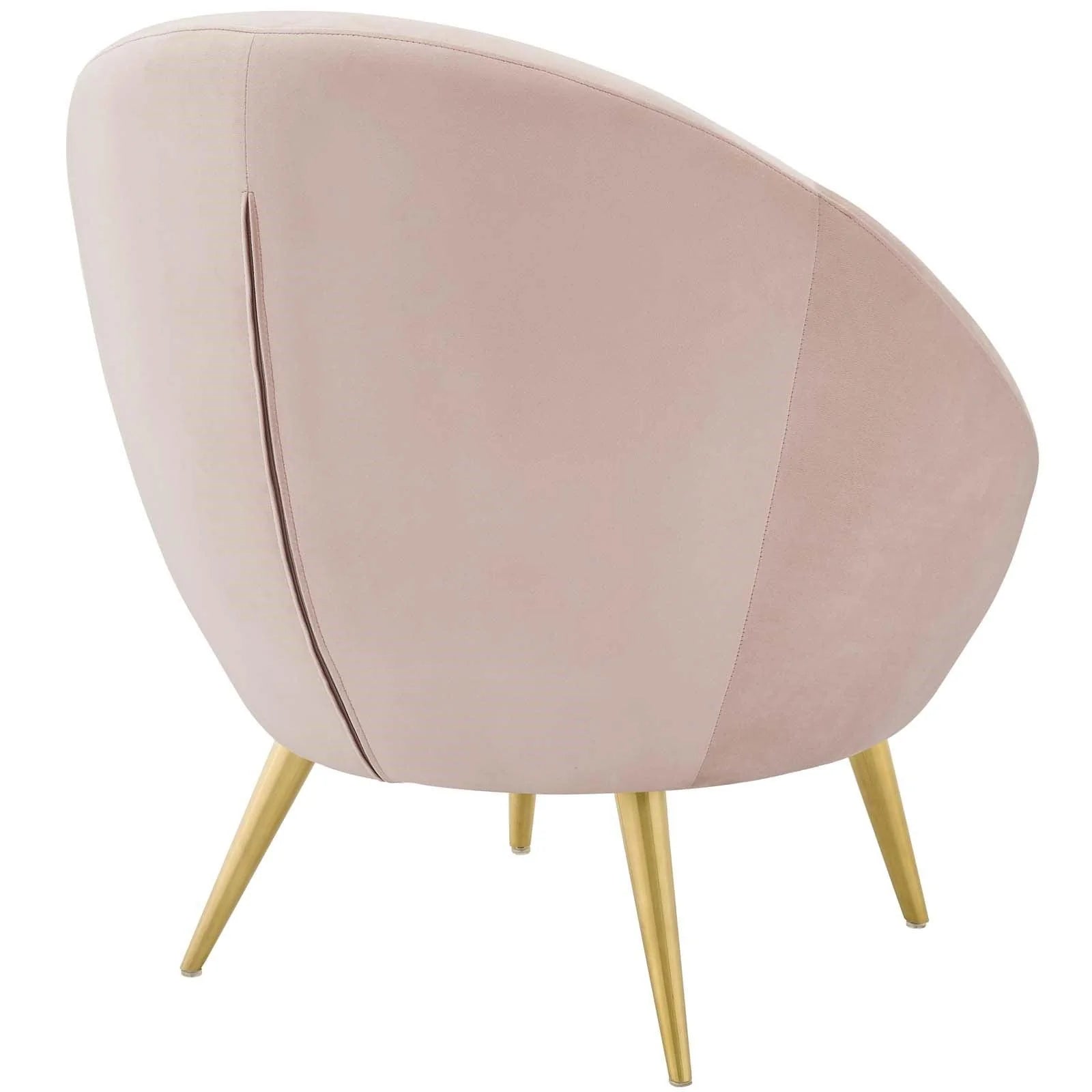 Luxury Modern Circa Velvet Accent Chair European Style for Villa