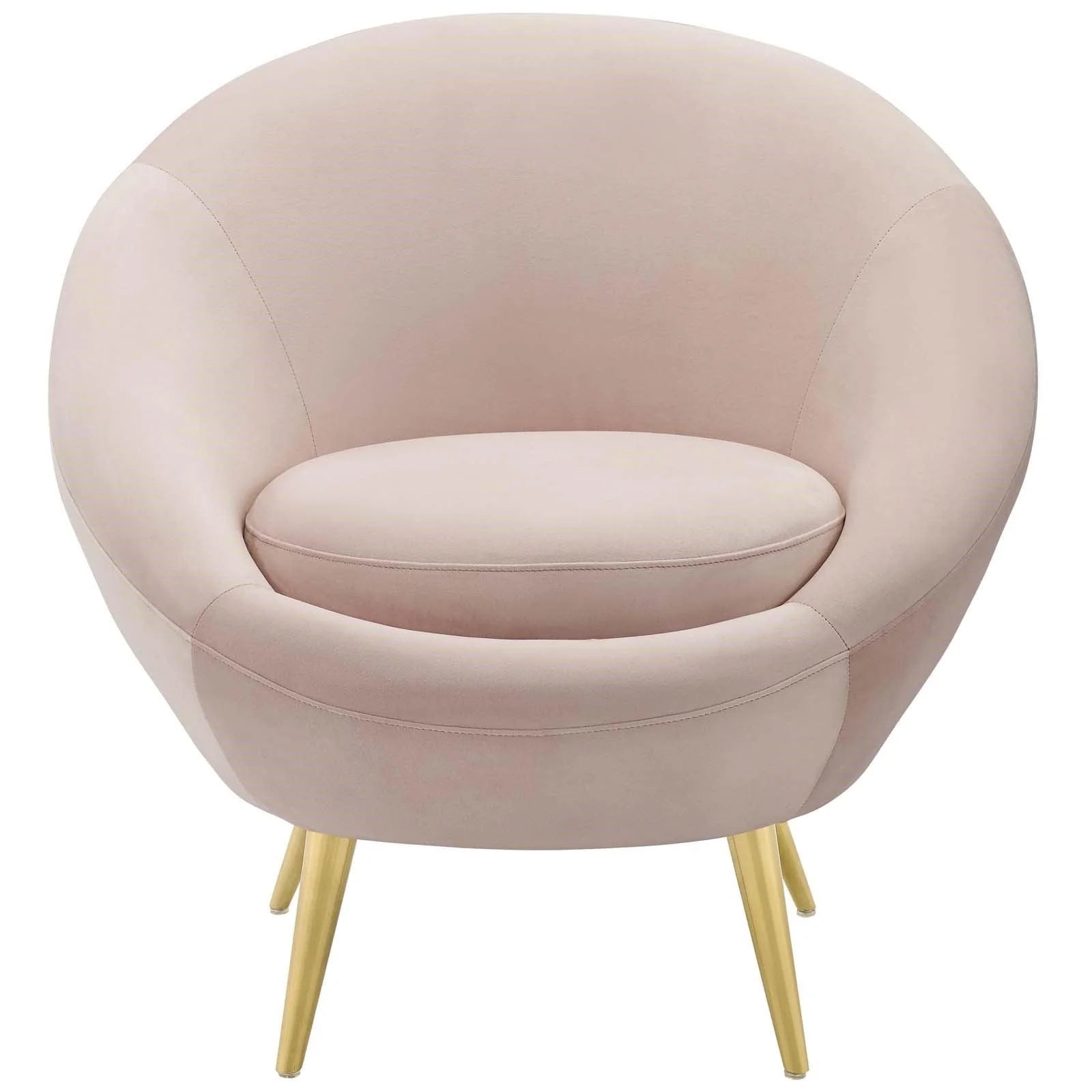 Luxury Modern Circa Velvet Accent Chair European Style for Villa