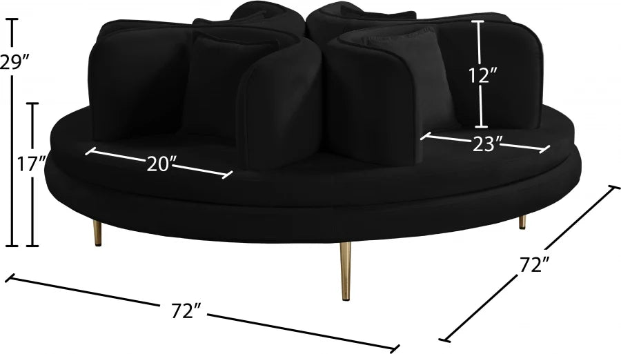 Luxury Modern Circle Roundabout Sofa European Style for Villa