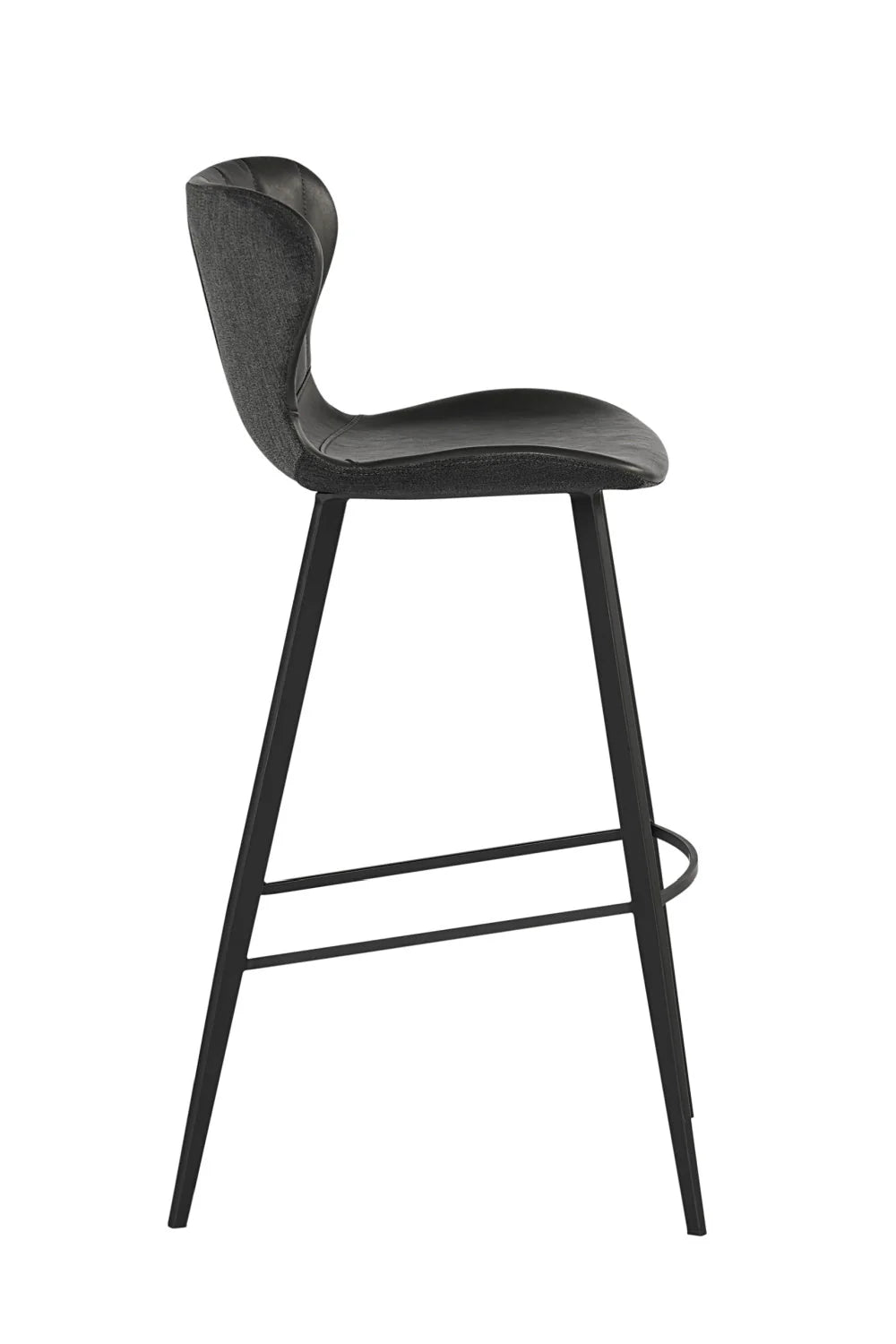 Luxury Modern Clamshell Tufted Bar Stool European Style for Villa