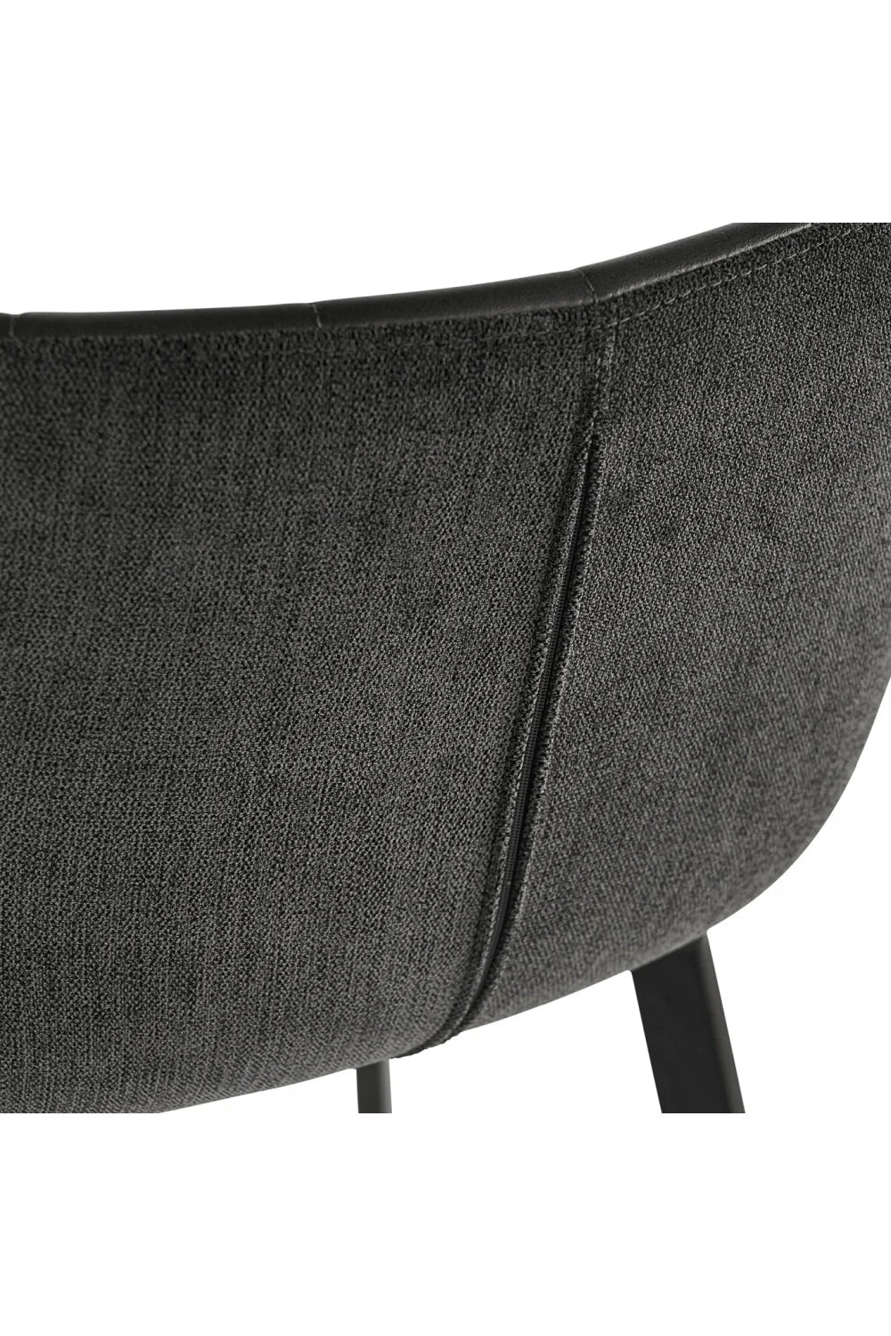 Luxury Modern Clamshell Tufted Bar Stool European Style for Villa