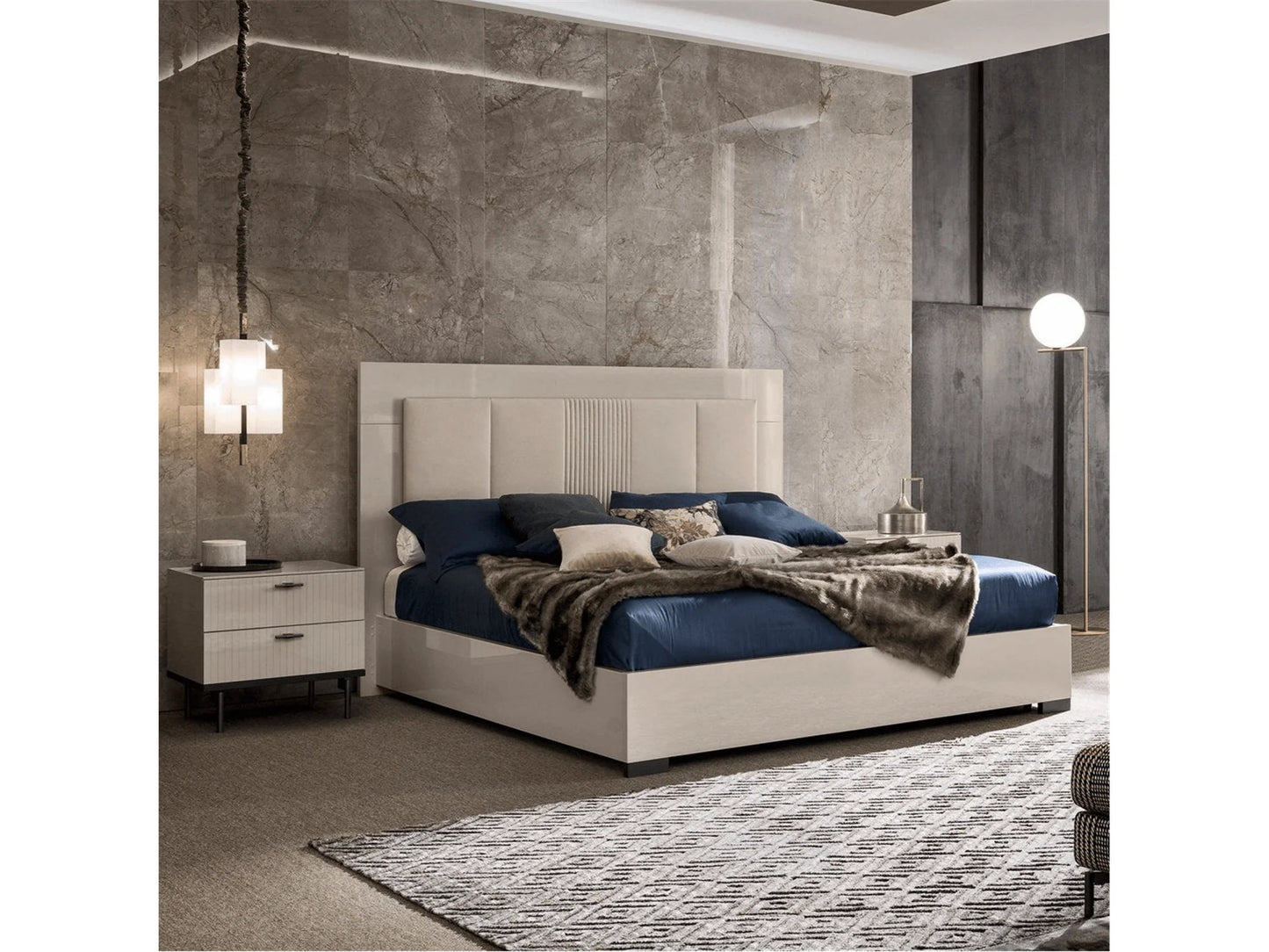 Luxury Modern Clara Bed European Style for Villa