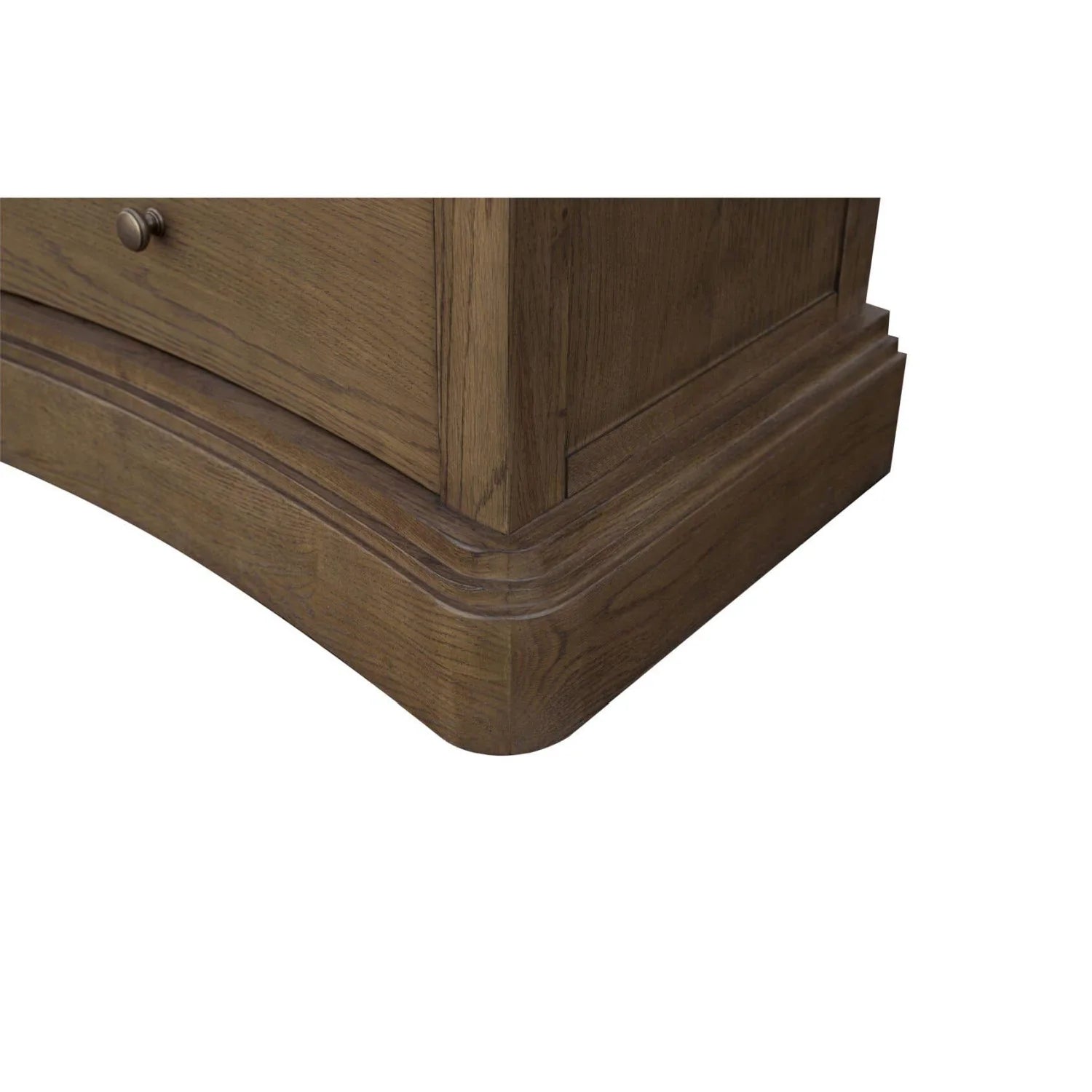Luxury Modern Clarence 3-Drawer Nightstand European Style for Villa