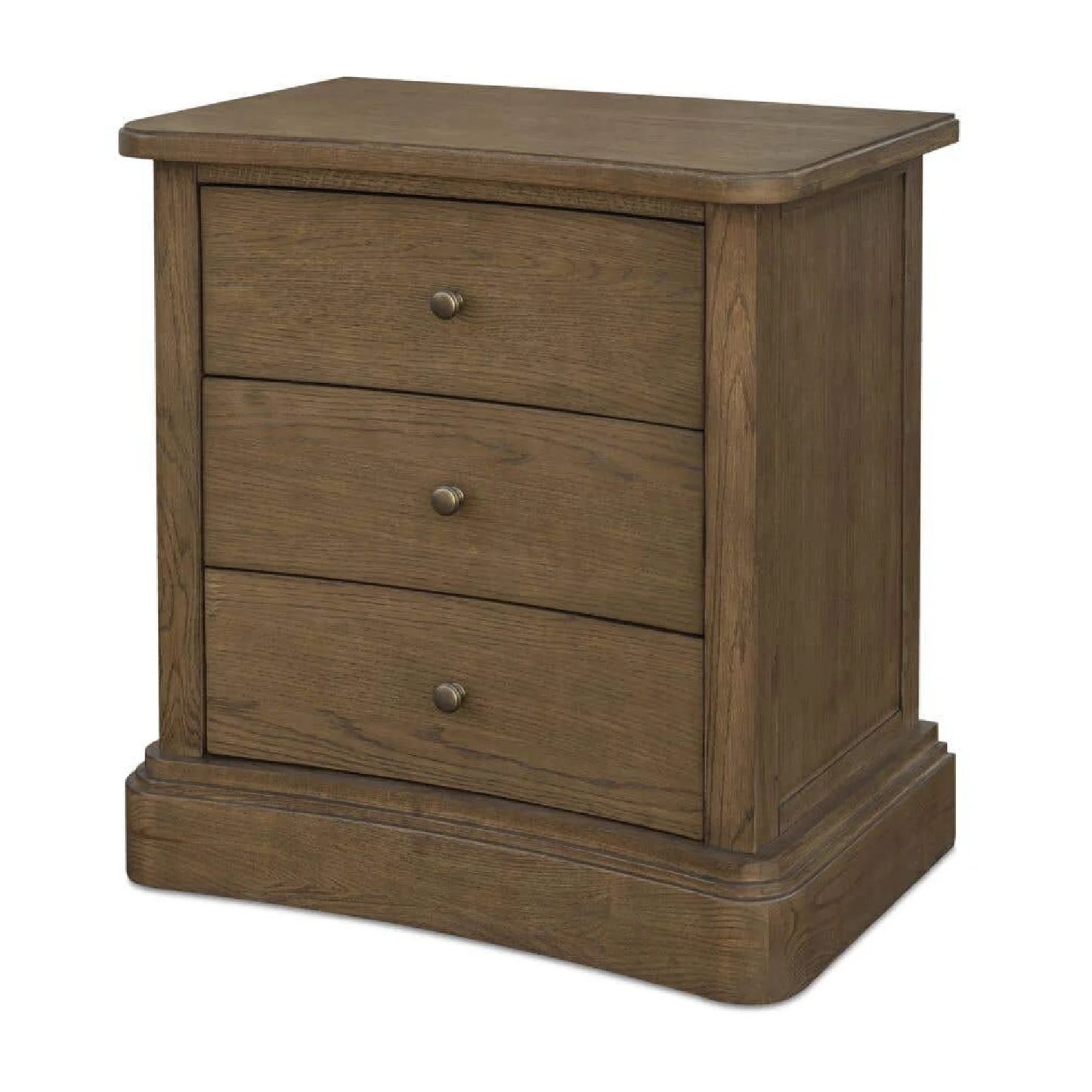 Luxury Modern Clarence 3-Drawer Nightstand European Style for Villa