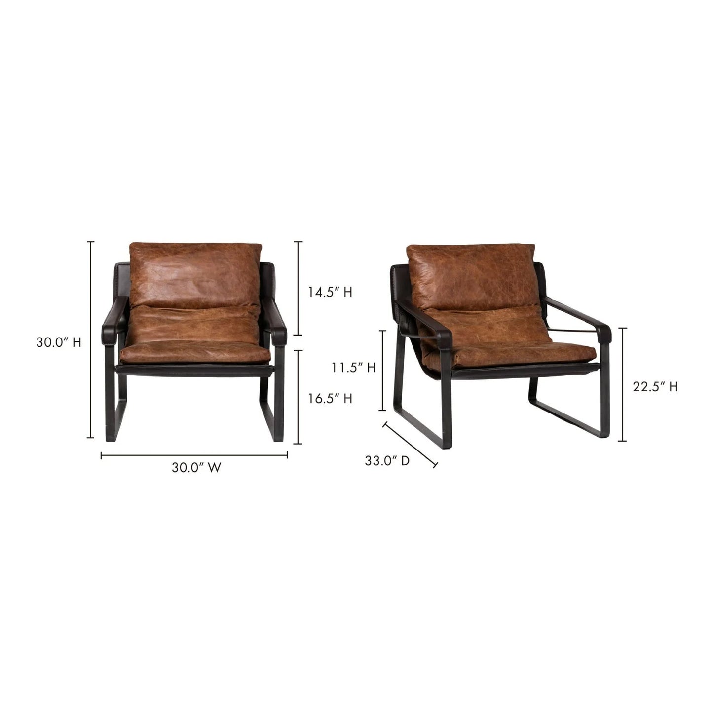 Luxury Modern Classic Leather Accent Chair Modern Italian Style for Villa