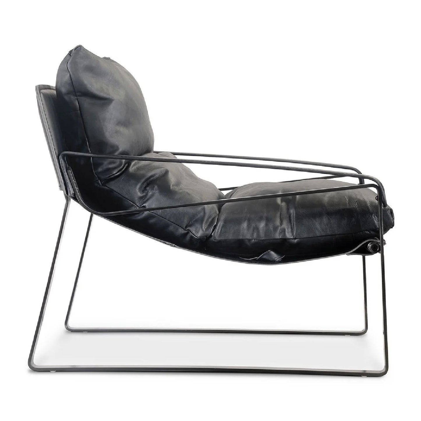 Luxury Modern Classic Leather Accent Chair Modern Italian Style for Villa
