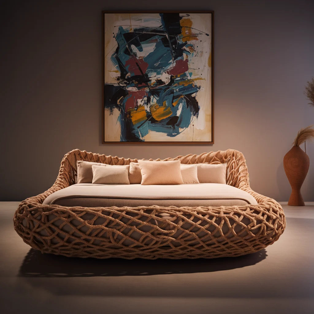 Luxury Modern Cocoon Bed European Style for Villa