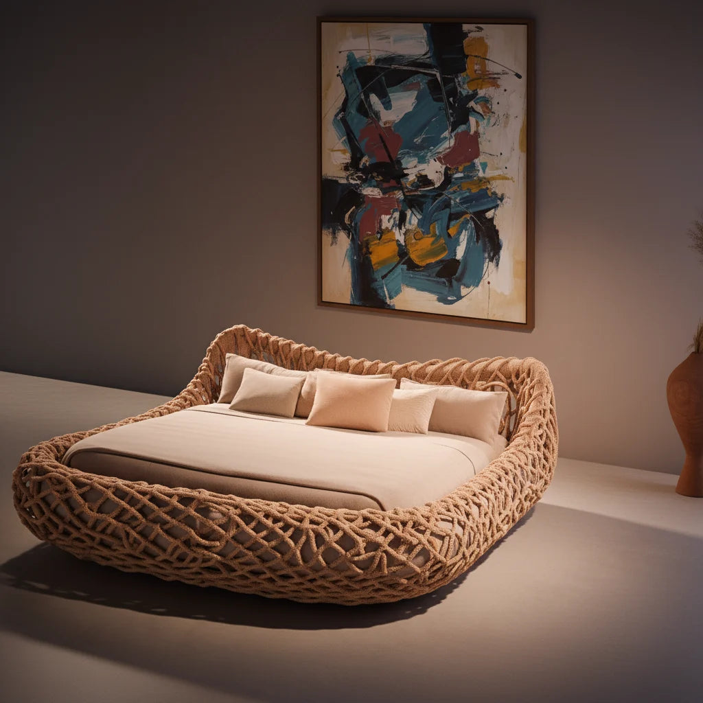 Luxury Modern Cocoon Bed European Style for Villa
