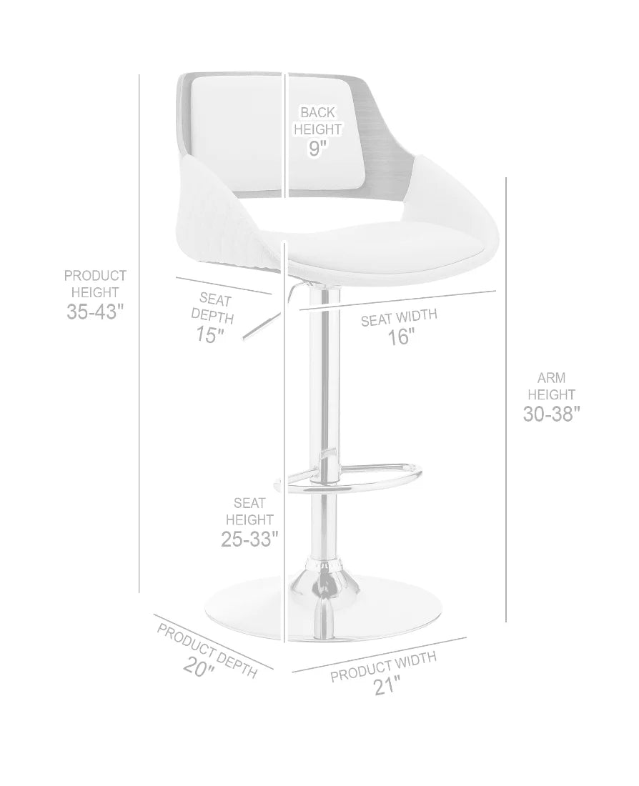 Luxury Modern Colin Barstool European Style for Villa