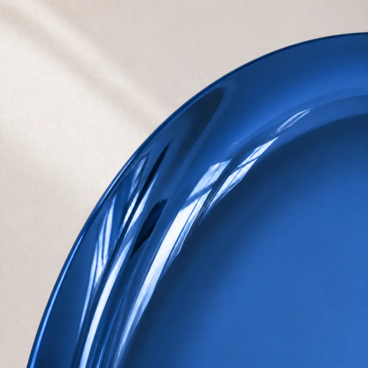 Luxury Modern Concave Blue Mirror European Style for Villa