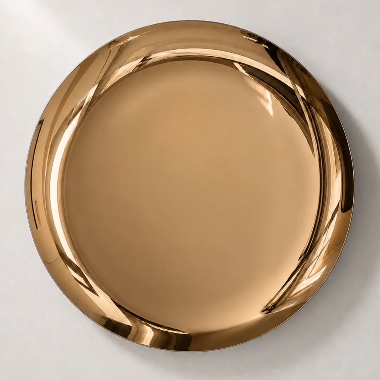 Luxury Modern Concave Bronze Mirror European Style for Villa