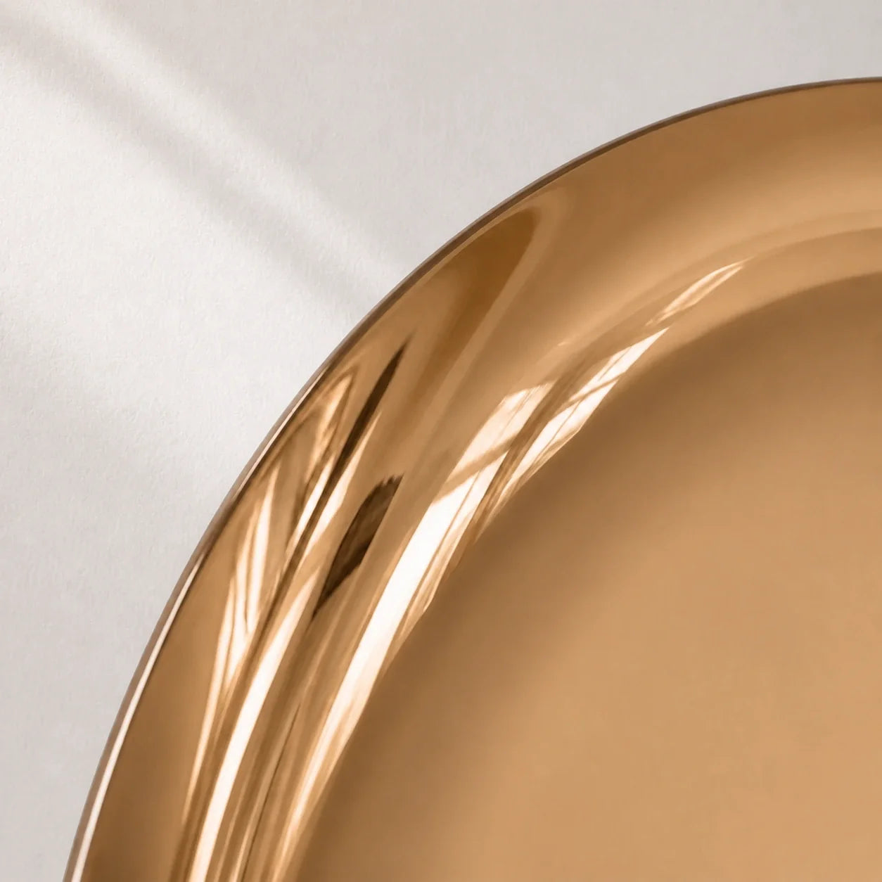 Luxury Modern Concave Bronze Mirror European Style for Villa