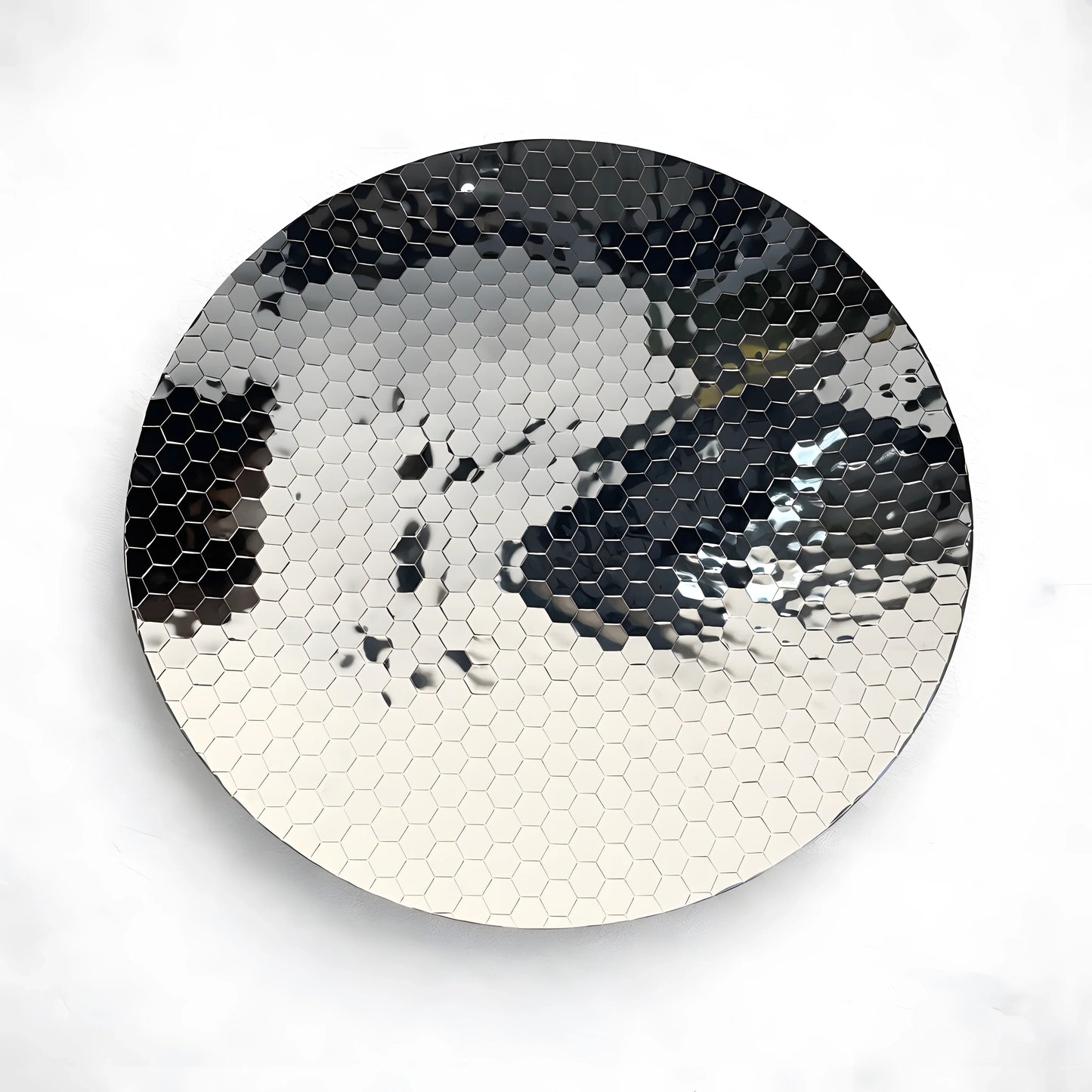 Luxury Modern Concave Hex Mirror European Style for Villa