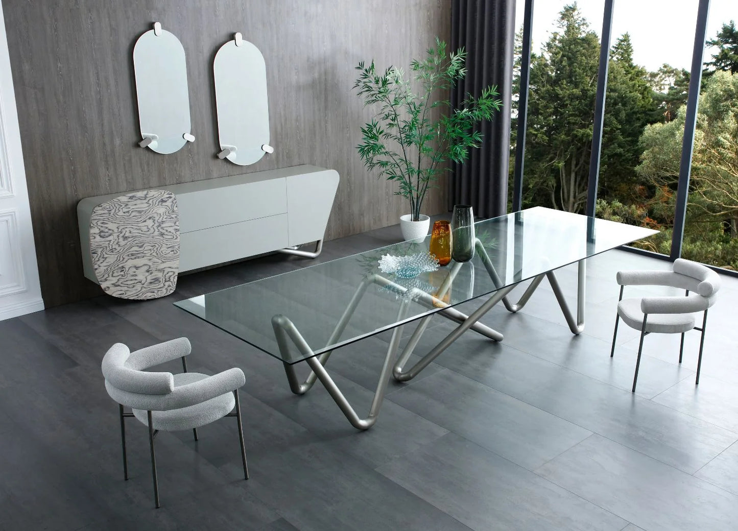 Luxury Modern Conda Dining Table European Style for Villa